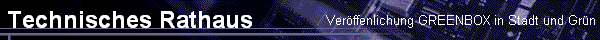 Ver�ffenlichung GREENBOX in Stadt und Gr�n